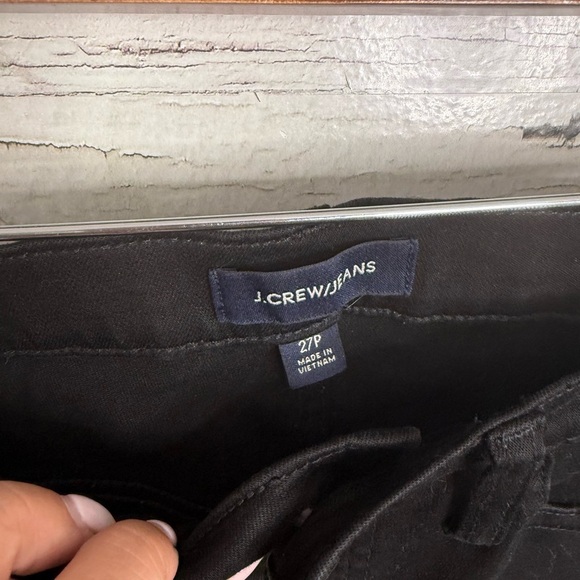 J. Crew Women's Black Skinny Jeans size 27P - Picture 4 of 6